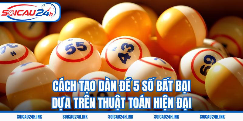 Cách tạo dàn đề 5 số bất bại dựa trên thuật toán hiện đại