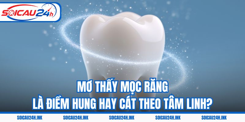 Mơ thấy mọc răng là điềm hung hay cát theo tâm linh?