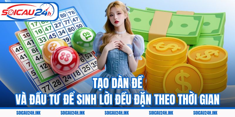 Tạo dàn đề và đầu tư để sinh lời đều đặn theo thời gian