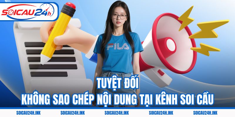 Tuyệt đối không sao chép nội dung tại kênh Soi cầu